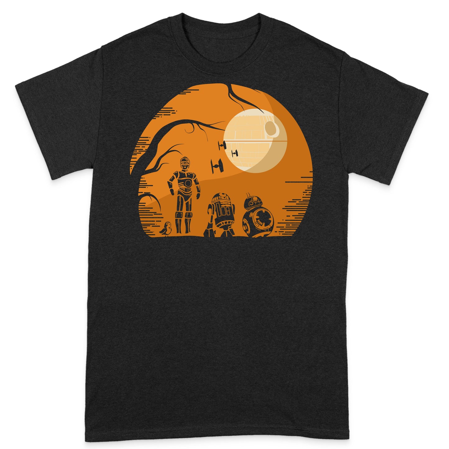 Star Wars Droids in Moonlight