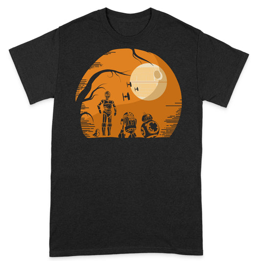 Star Wars Droids in Moonlight