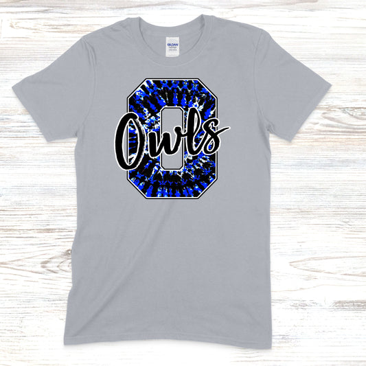 Tie Dye Owls