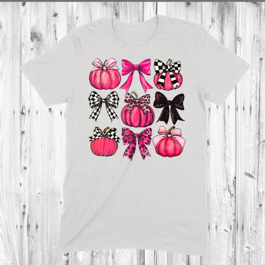 Pink, Pumpkin and Bows