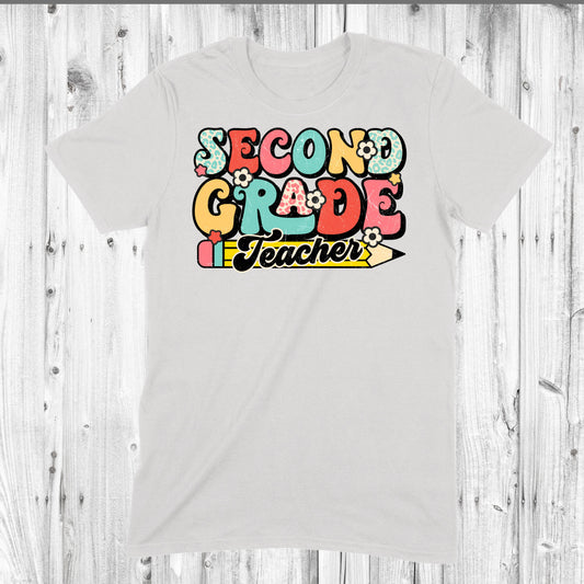 Second Grade Teacher Retro