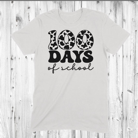 100 Day Of School Cowprint